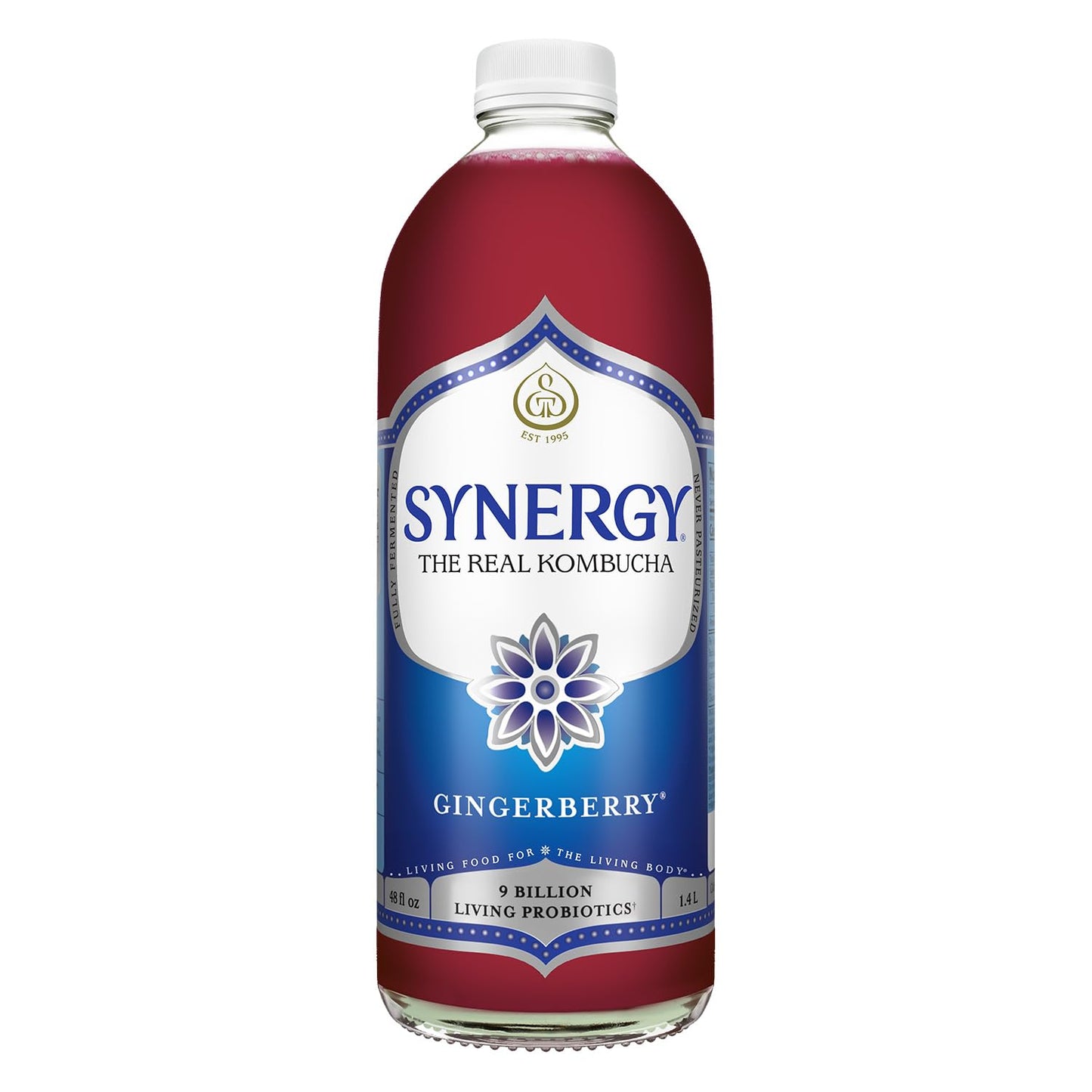 Synergy The Real Kombucha, Gingerberry - 48oz