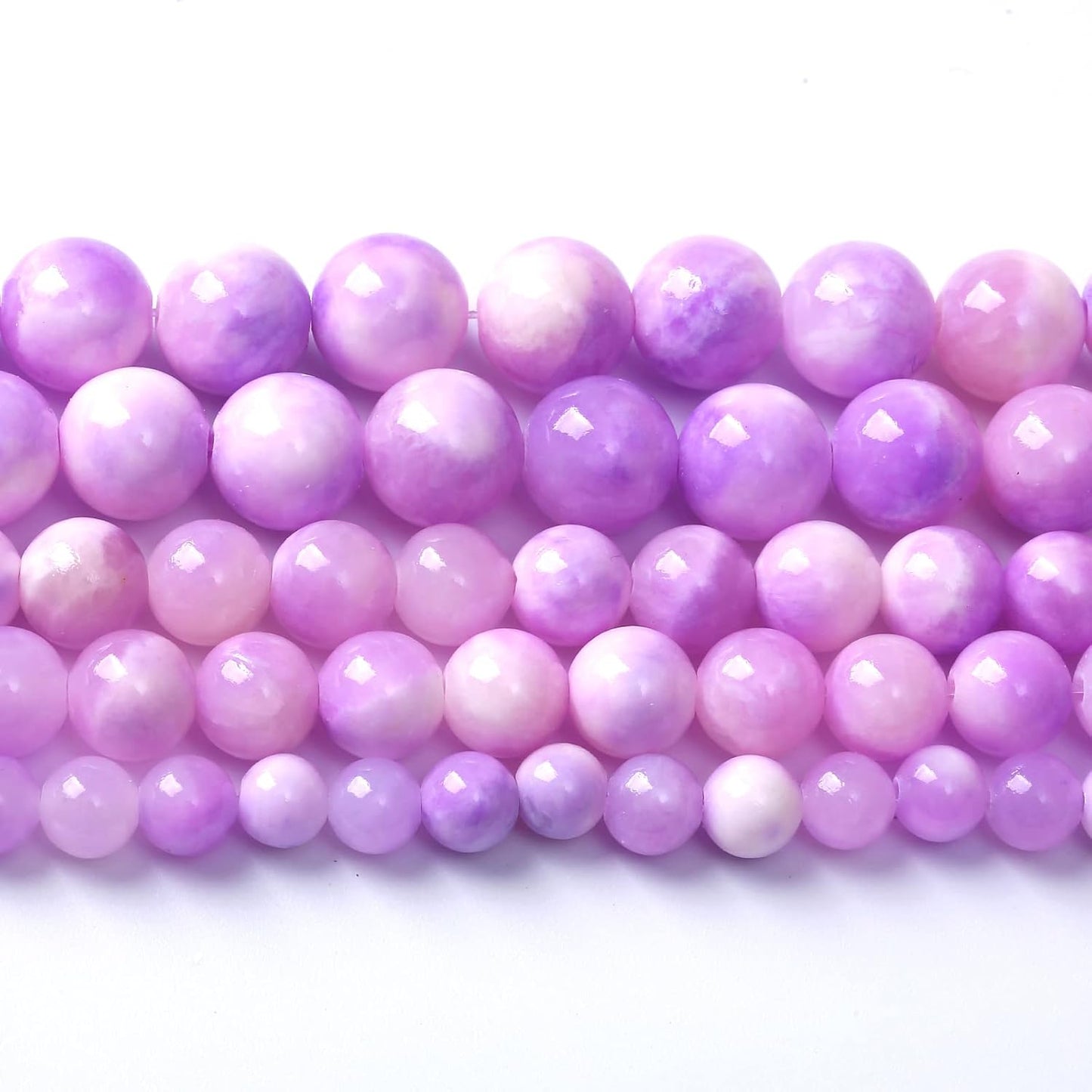 60pcs 6mm Natural Pink Starry Galaxy Persian Jade Gemstone Beads Round Loose Spacer Beads for Jewelry Making DIY Bracelets Necklaces 15" (Pink Starry Persian Jade, 6mm)