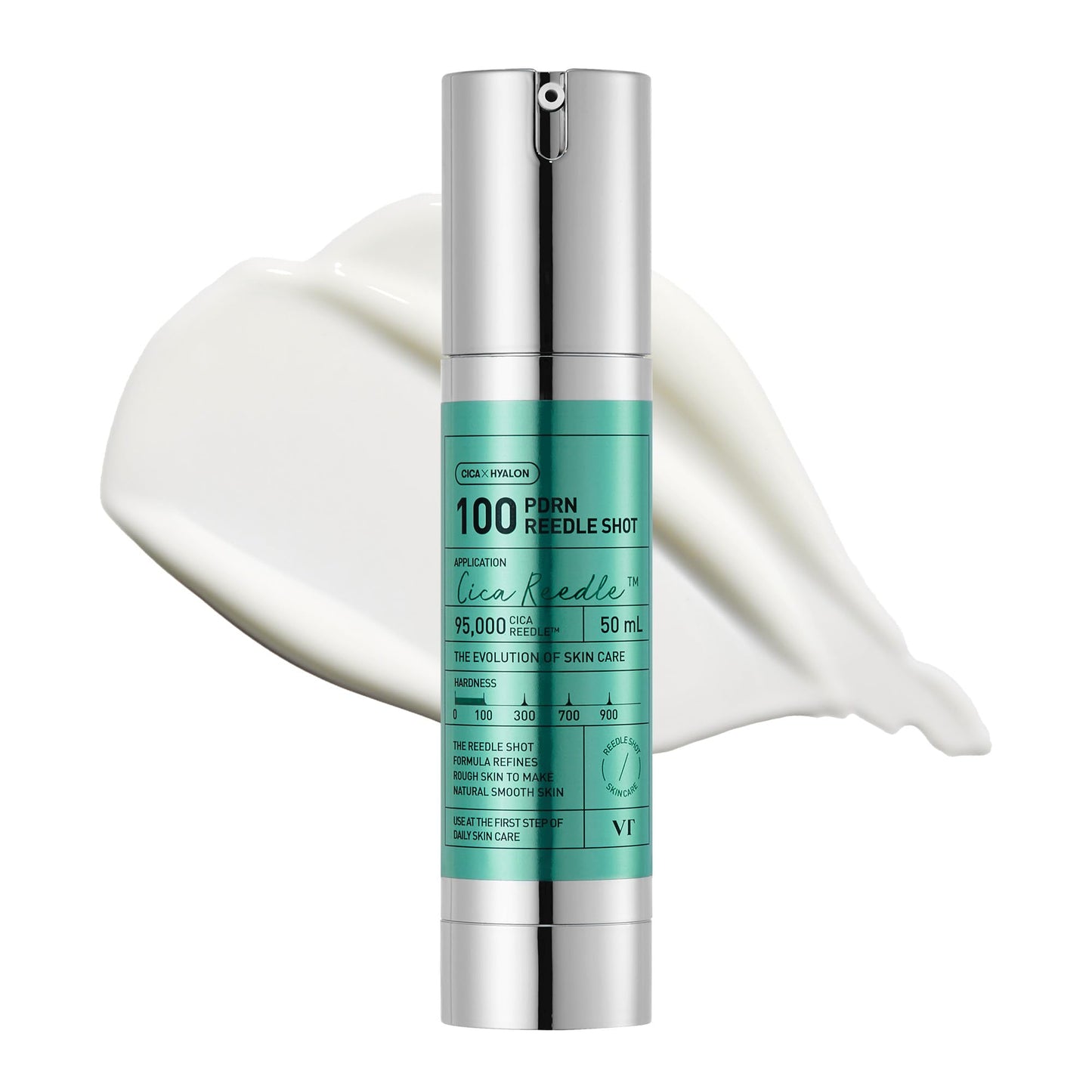 VT COSMETICS PDRN Reedle Shot 100, Spicule Microneedling Serum, Vegan PDRN, Centella Asiatica, Hyaluronic Acid, Exfoliating & Pl