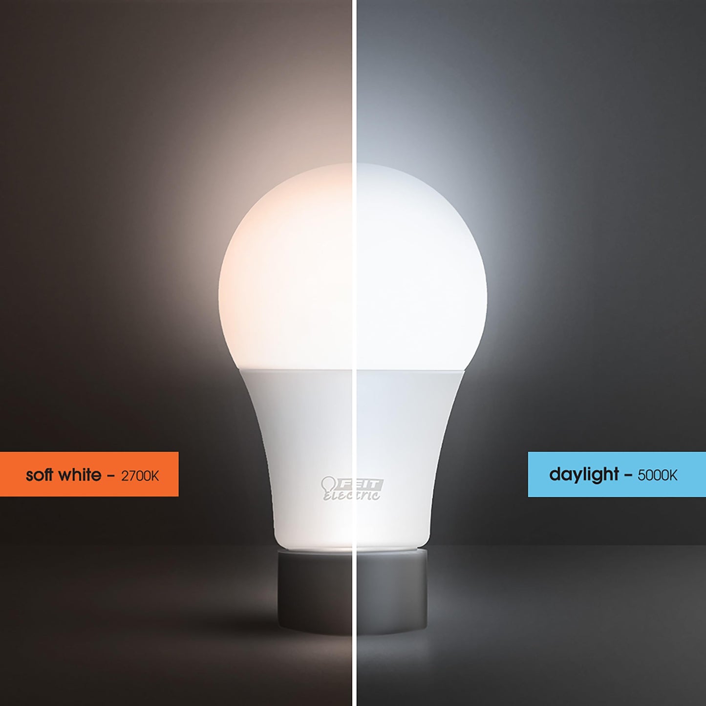 Feit Electric A23 LED Light Bulb, 300W Equivalent, Non-Dimmable, 4060 Lumens, E26 Standard Base, 5000k Daylight, 80 CRI, High Output LED Bulb, Damp Rated, 22 Year Lifetime, OM300/850/LED