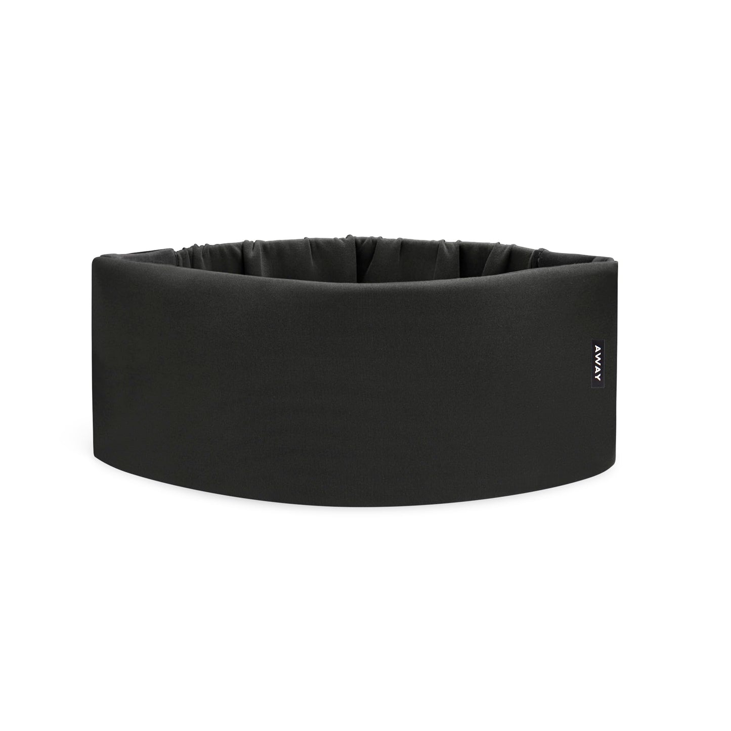 Away Sleep Mask - Premium Thermoregulating Eye Mask for Sleeping & Travel,100% Blackout, Soft, Contoured, Packable, Hidden Earplug Pocket, Jet Black