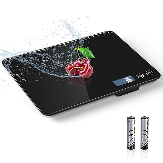 Digital Kitchen Scale, Large Capacity, Easy Tare Function, Large LCD Display, Perfect for Cooking, Baking, and Meal Prep