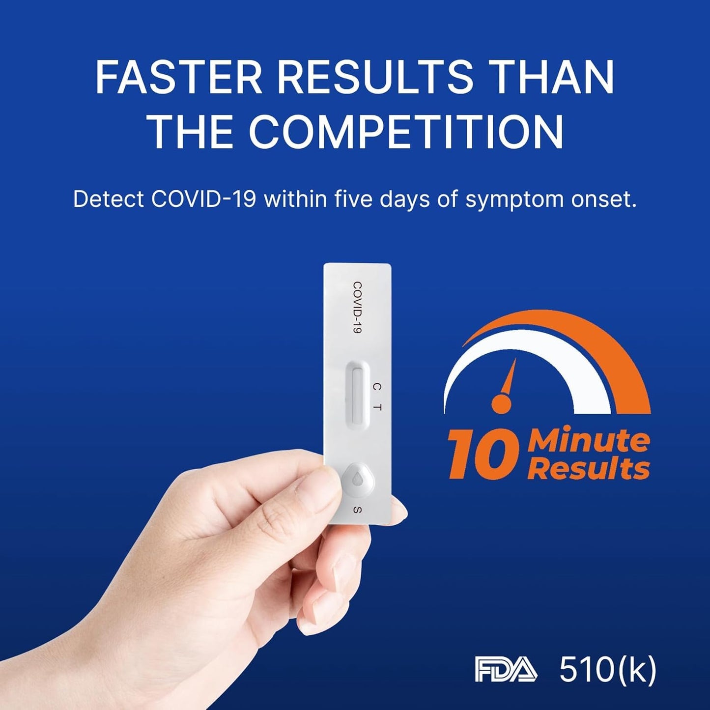 CorDx TyFast at Home COVID 19 Antigen Rapid Test Kit, Easy, Accurate, Fast Results in 10 Minutes. (5-Pack)