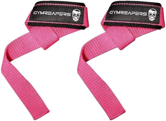 Gymreapers Lifting Wrist Straps for Weightlifting, Bodybuilding, Powerlifting, Strength Training, & Deadlifts - Padded Neo...