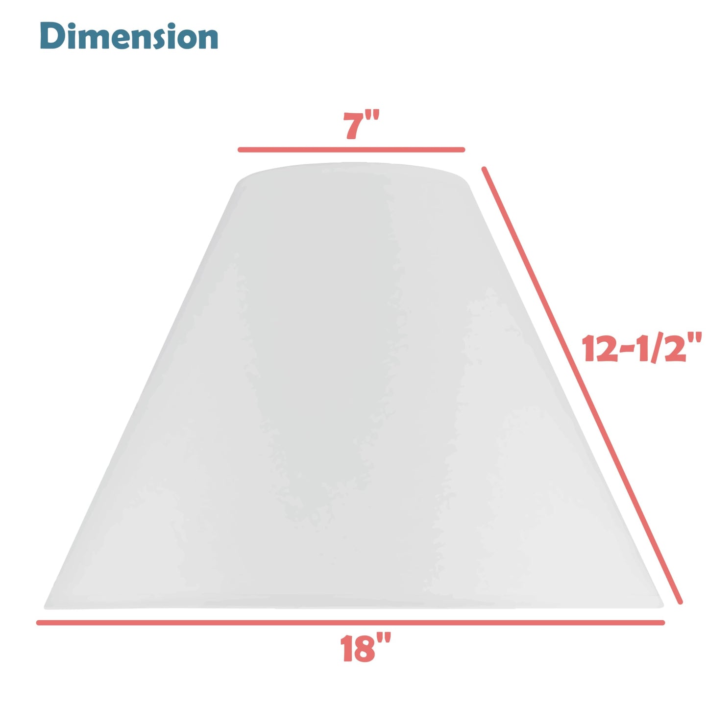 Aspen Creative Lamp Shade, Transitional Hardback Empire, Steel Gray, 18in wide, Model 32774, Material: Burlap