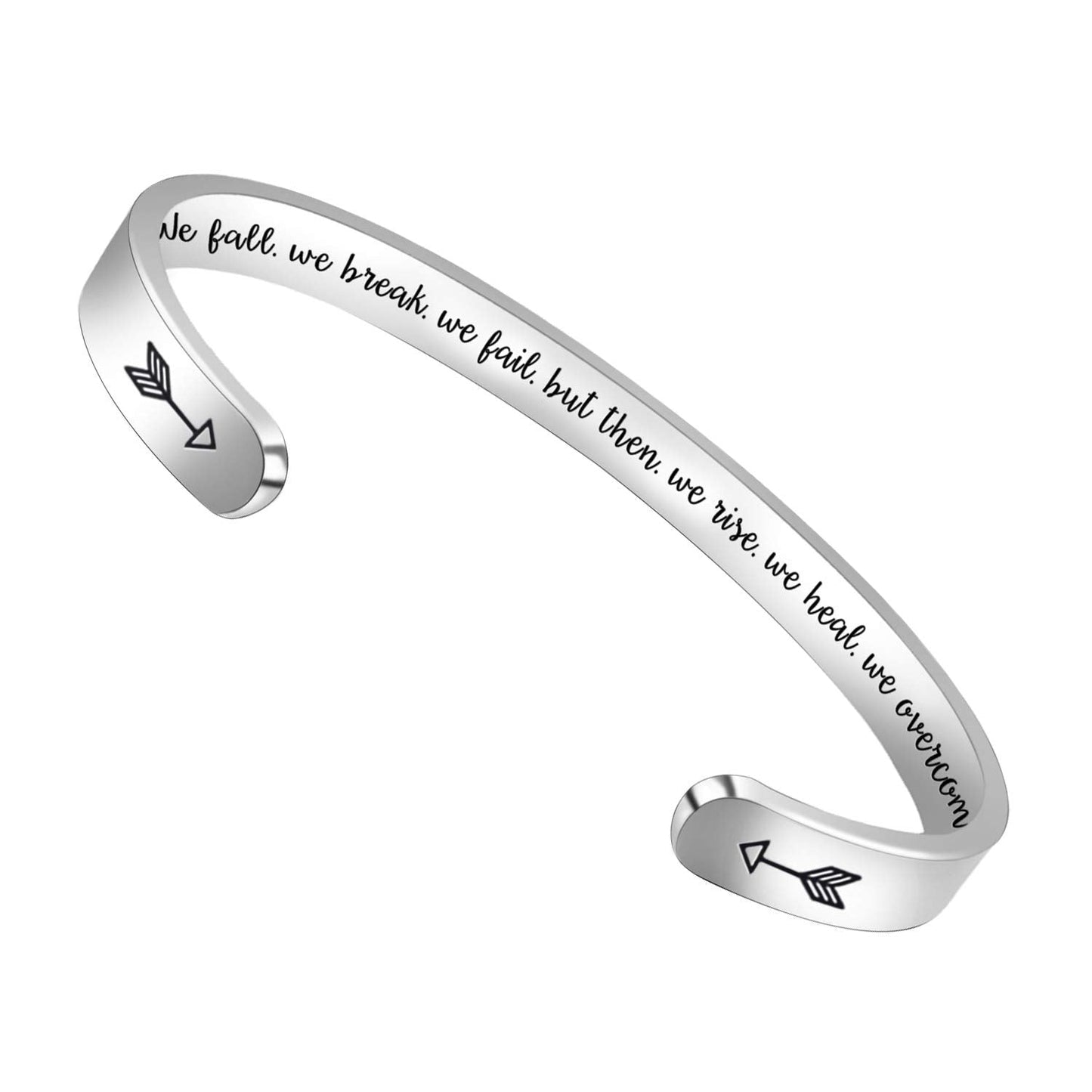 Btysun Bracelets for Women Inspirational Gifts for Women Motivational Birthday Friendship Personalized Mantra Jewelry with Gift