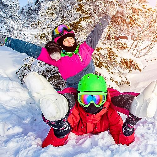 Ski Goggles, Snowboard Goggles for Men Women Kids, Skiing Snowboard Motorcycle Glasses for Adult Youth