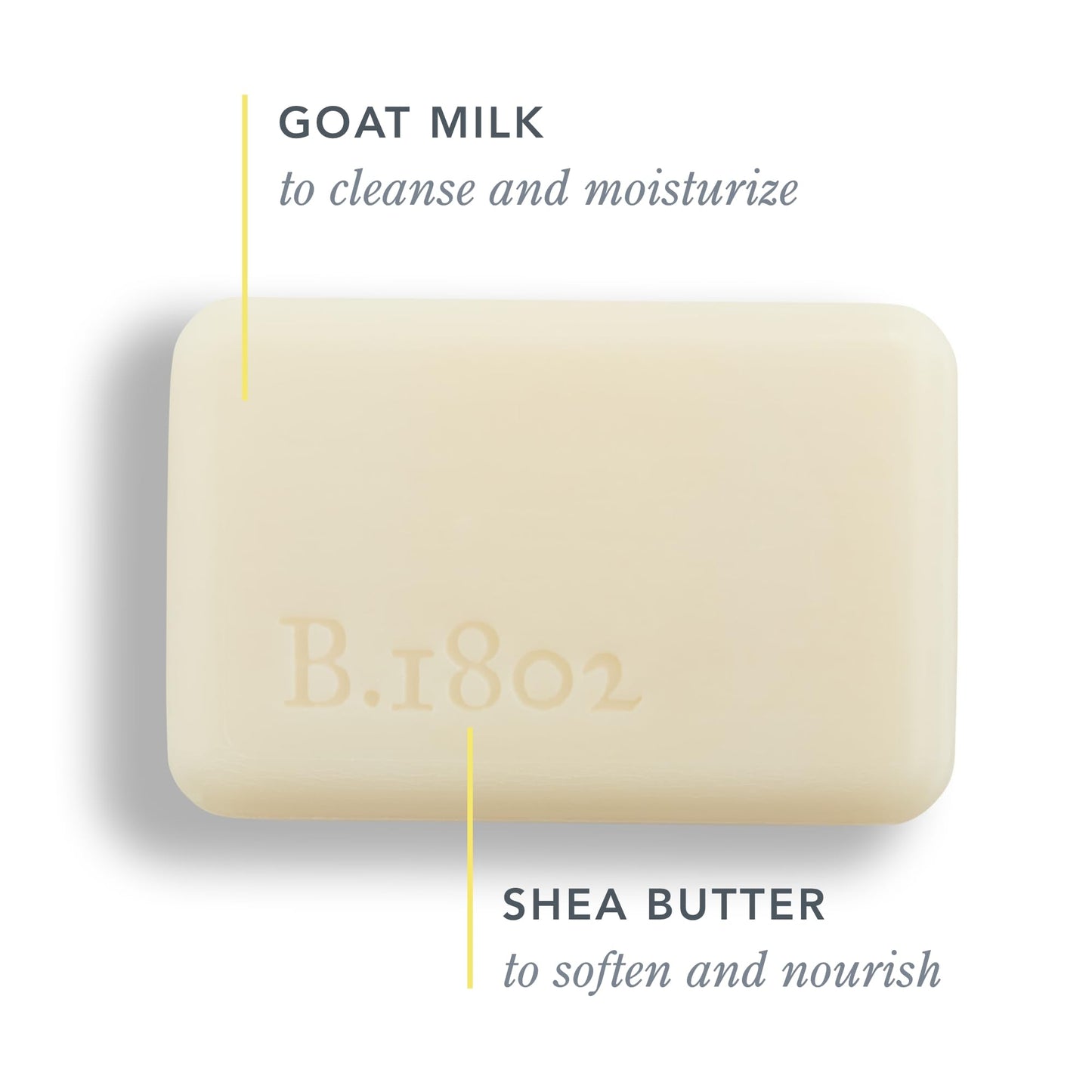 Beekman 1802 Goat Milk Body Soap Bar, Vanilla Absolute - Scented - 3.5 oz - Nourish, Moisturize & Hydrate - 100% Vegetable Soap