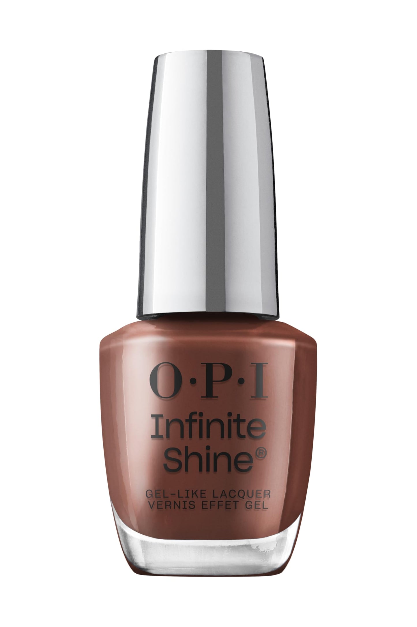 OPI Infinite Shine Lip Hot Liner | Opaque Neutral Dark Brown Long Wear Gel Like Crme Nail Polish | What's Your Mani-tude | Fall