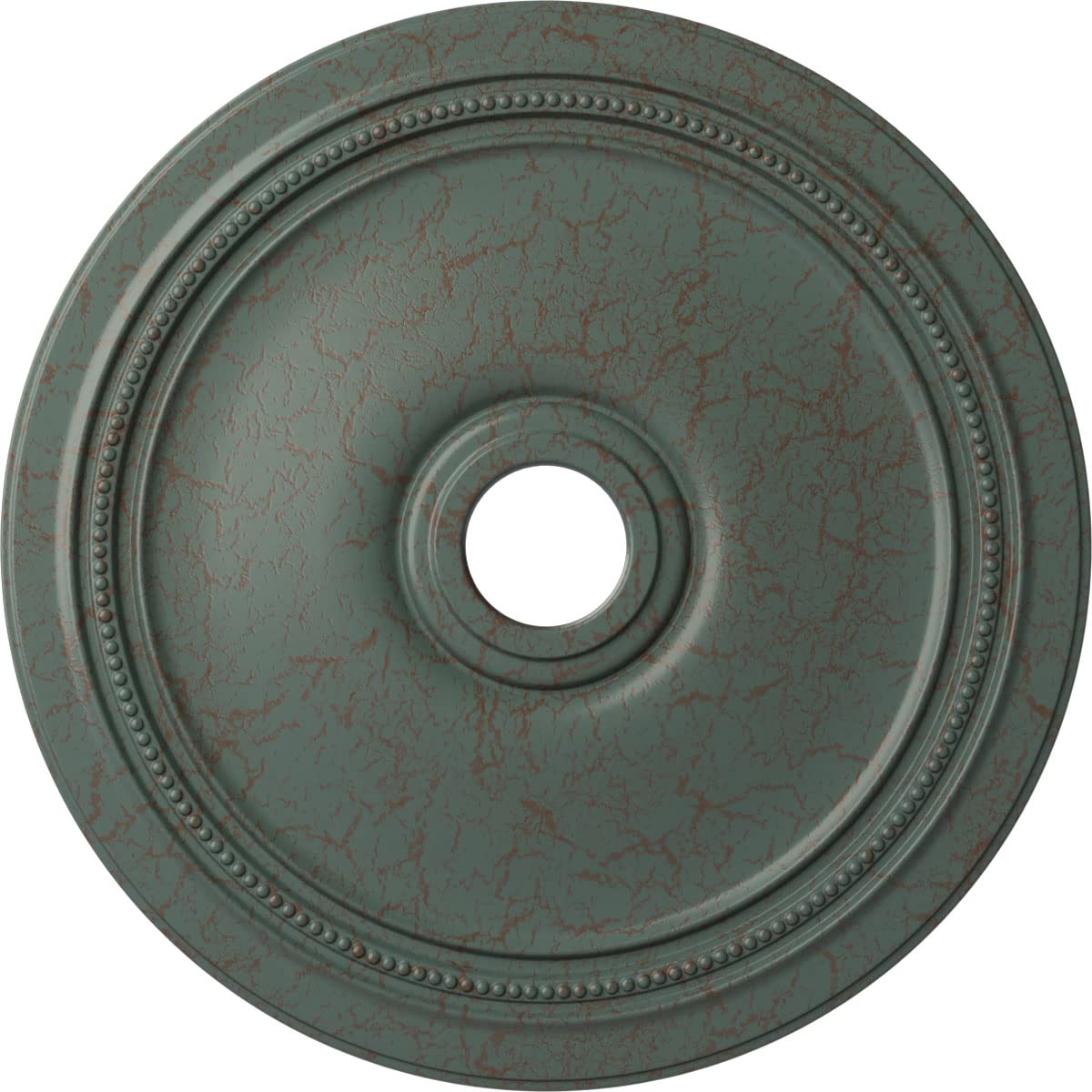Ekena Millwork Cm24Dicbc Diane Ceiling Medallion, 24Od X 3 5/8Id X 1 1/4P (Fits Canopies Up To 6 1/4), Hand-Painted Cloud Burst