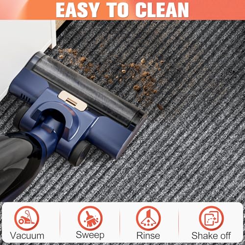 MYFAMIREA Commercial Floor Mat 3' x 5' Extra Large Front Door Industrial Rug Heavy Duty Brush Step Entrance Mat Weather Ut...