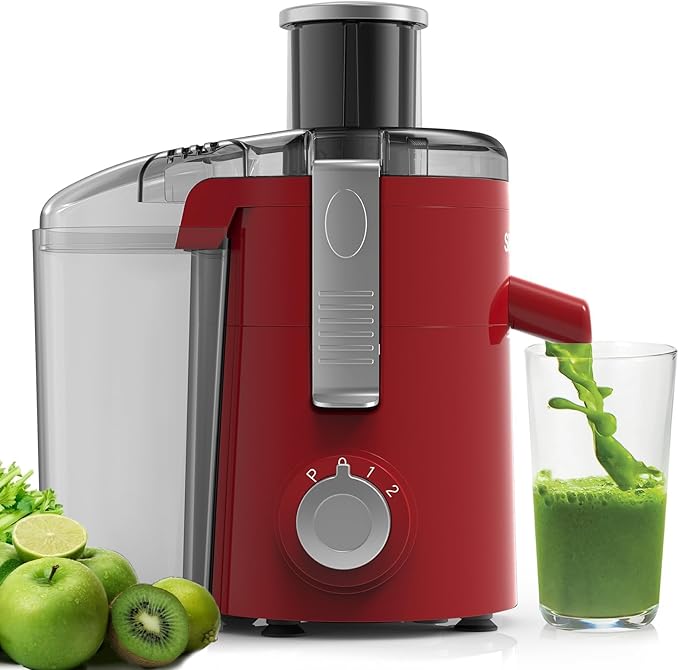 Compact Centrifugal Juicer Machine - 2.5" Wide Chute, Easy to Use, BPA-Free