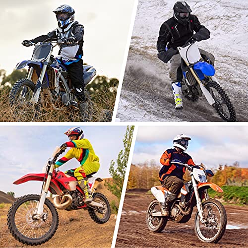 Professional Motorcycle Motocross Goggles 2-Pack Dirt Bike ATV Riding Racing Wide vision Glasses Anti-Fog Scratch Windproo...