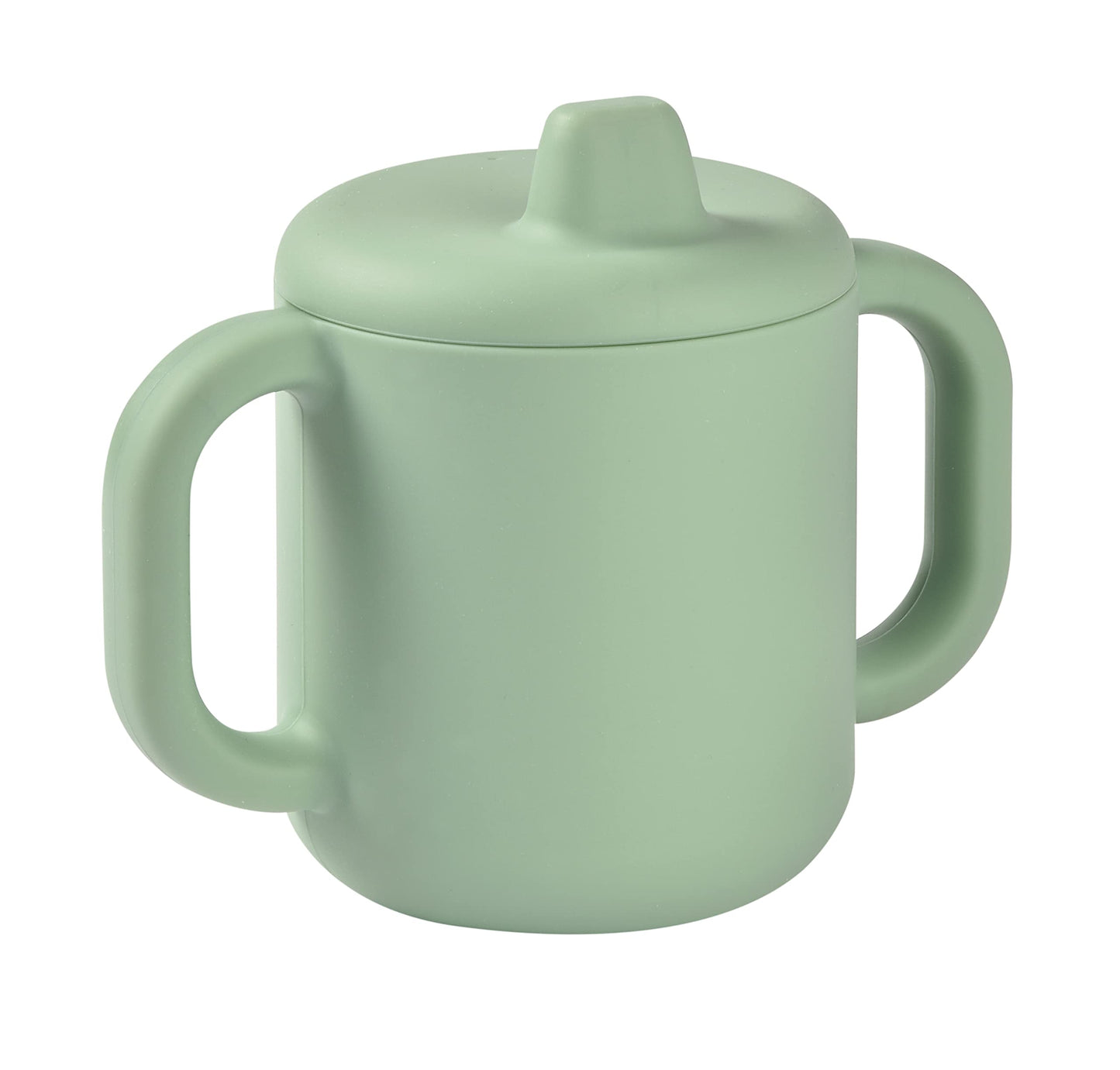 Beaba Silicone Sippy Cup, 5.5 oz, Silicone Material, Leakproof Lid, for Baby Toddler, Sage