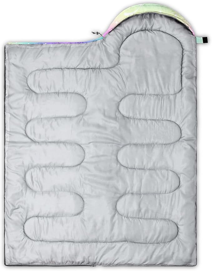 Axolotl Unicorn Sleeping Bag for Kids Boys Girls–Lightweight Warm Cold Weather Sleeping Bags,Waterproof Portable Sleeping Bag with Compression Sack for Camping Backpacking Outdoor Indoor