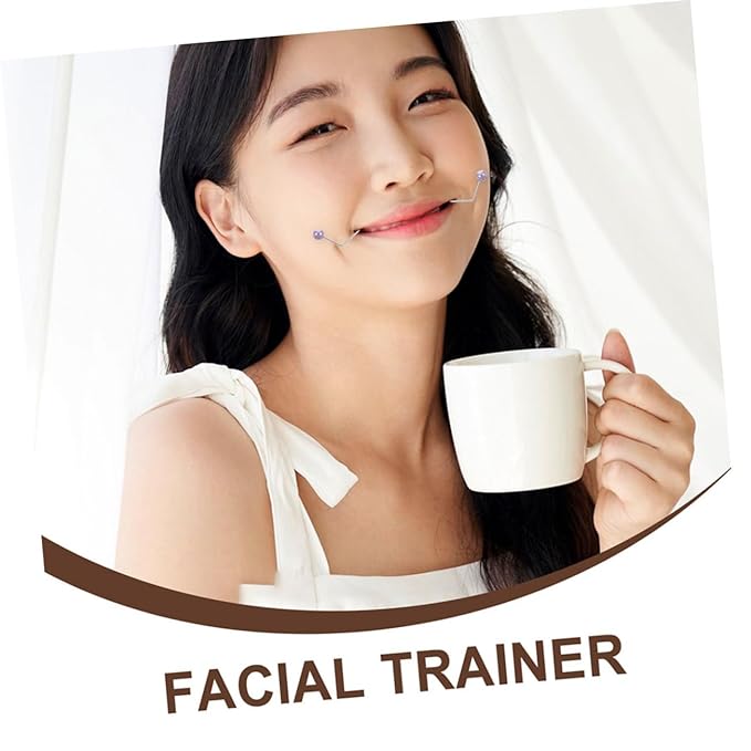MERRYHAPY 2pairs Dimple Maker Trainer for Face Cheek Dimple Exerciser Clip for Natural Beautiful Smile Training Tool Reusable and Compact Design
