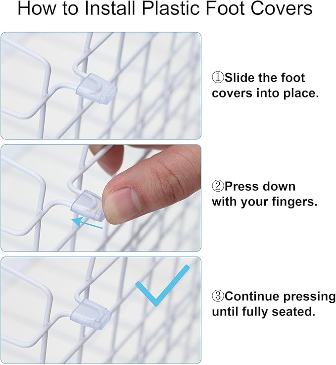 iSPECLE Freezer Organizer Bins - 4 Pack Adjustable & Extra Large Chest Freezer Organizer Bins for 5 to 9 Cu.Ft Deep Freezer, Easy Organize Basket Store More, Stackable No Wasted Space, White