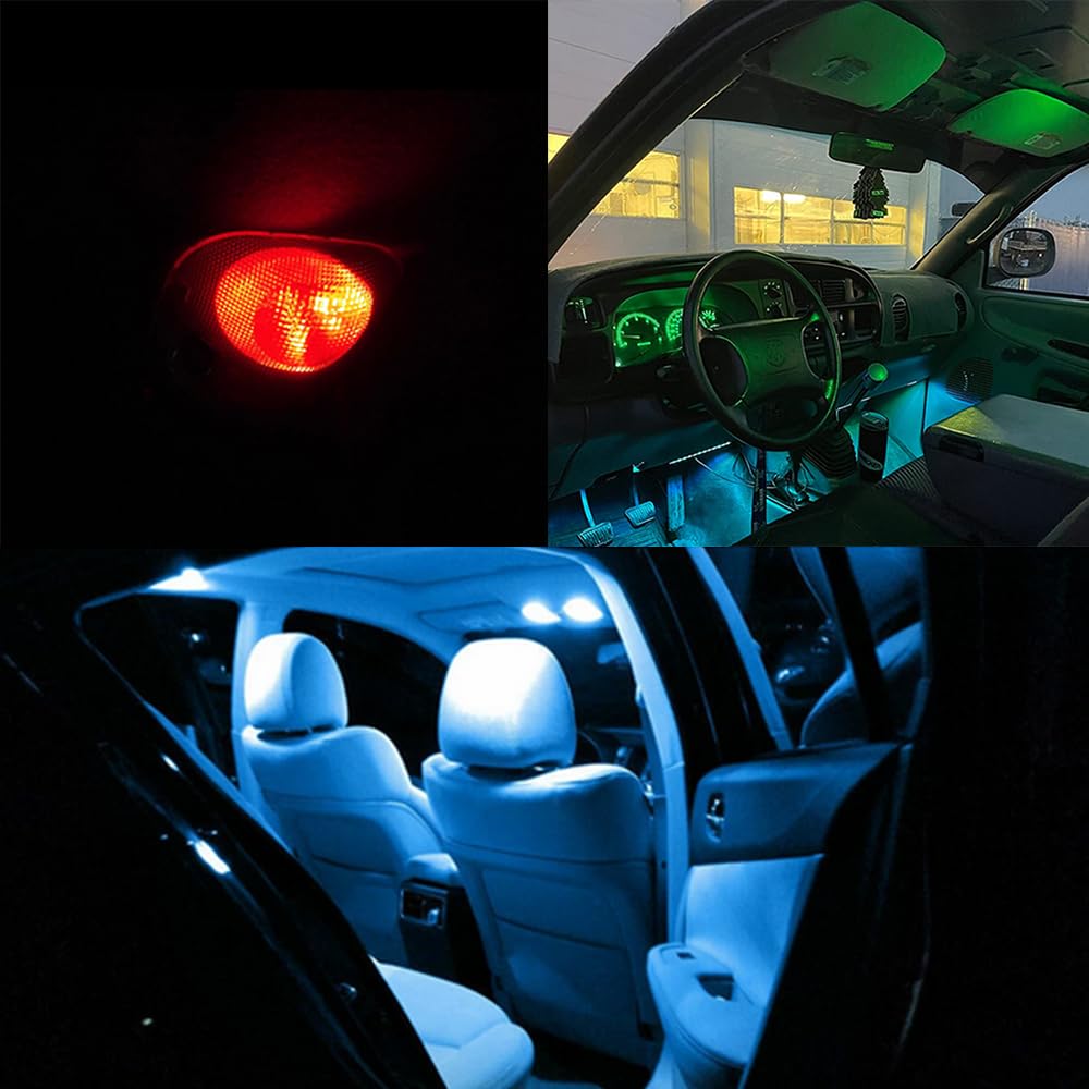 Blyilyb Mix Color Replacement Stock # 194 T10 168 2825 W5W 175 158 W5W Bulb 5050 5 Smd Led Light 12V Car Interior Lighting For Map Dome Lamp Courtesy Trunk License Plate Dashboard Parking Lights
