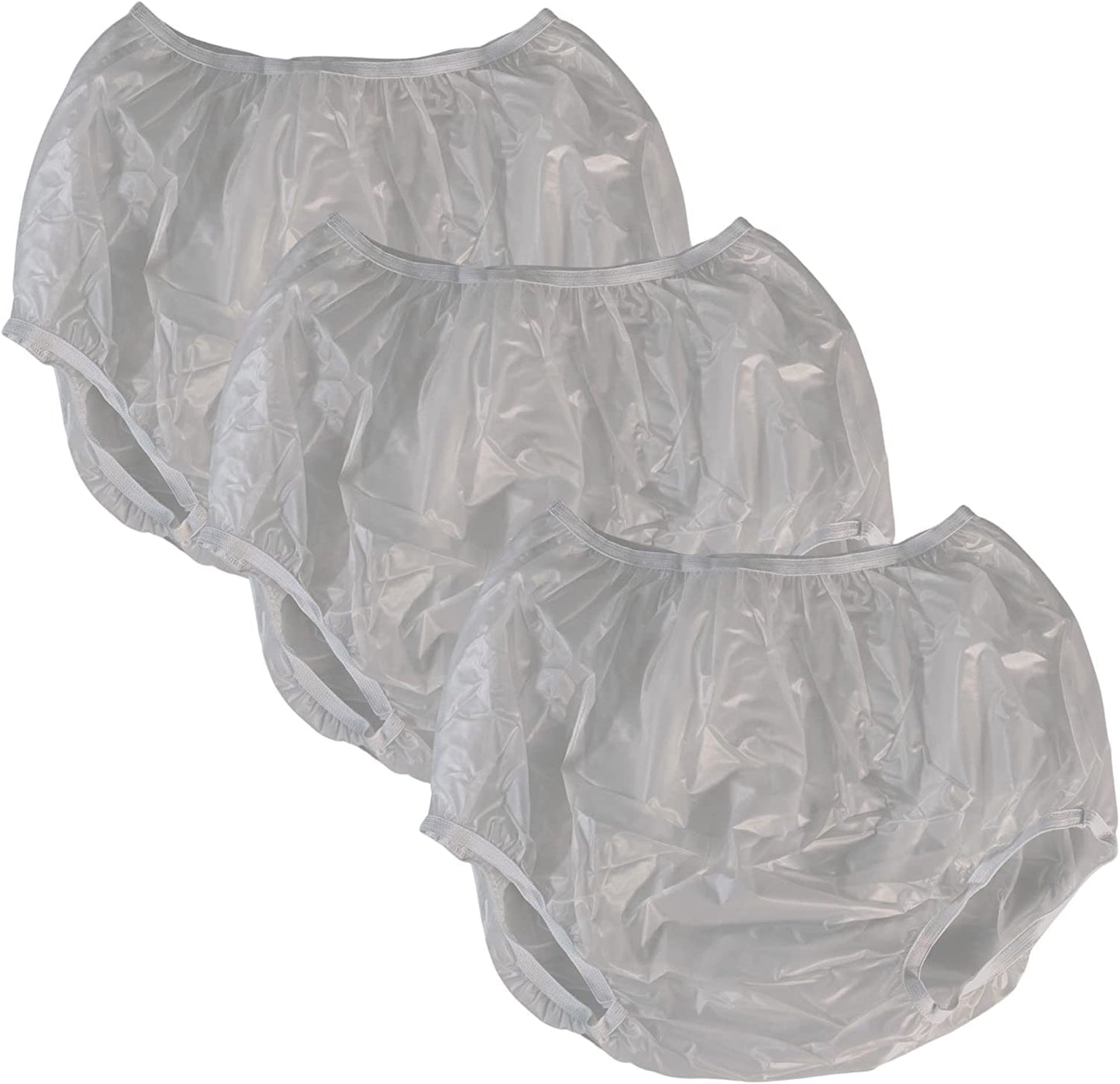 Adult Vinyl Waterproof Pull-On-Cover Incontinence Pants (This is not a Diaper) Extra Oversized Waterproof Underwear Protection to GO ON TOP of/Together with Diapers & Briefs as a Added Leak Resistance