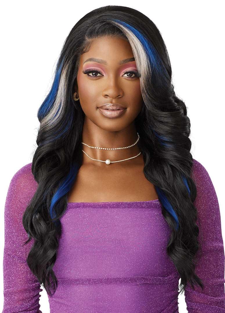 Outre Lace Front Wig - Perfect Hair Line 13X4 - Swoop Series - Swoop 8 (GINGER SPICE)