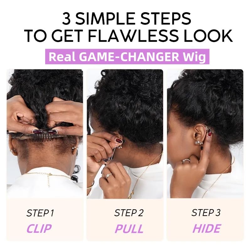 Hidden Strap 360 Glueless Wigs Human Hair Pre Plucked Pre Cut Bleached Tiny Knots Water Wave HD Full Lace Front Wigs Human Hair