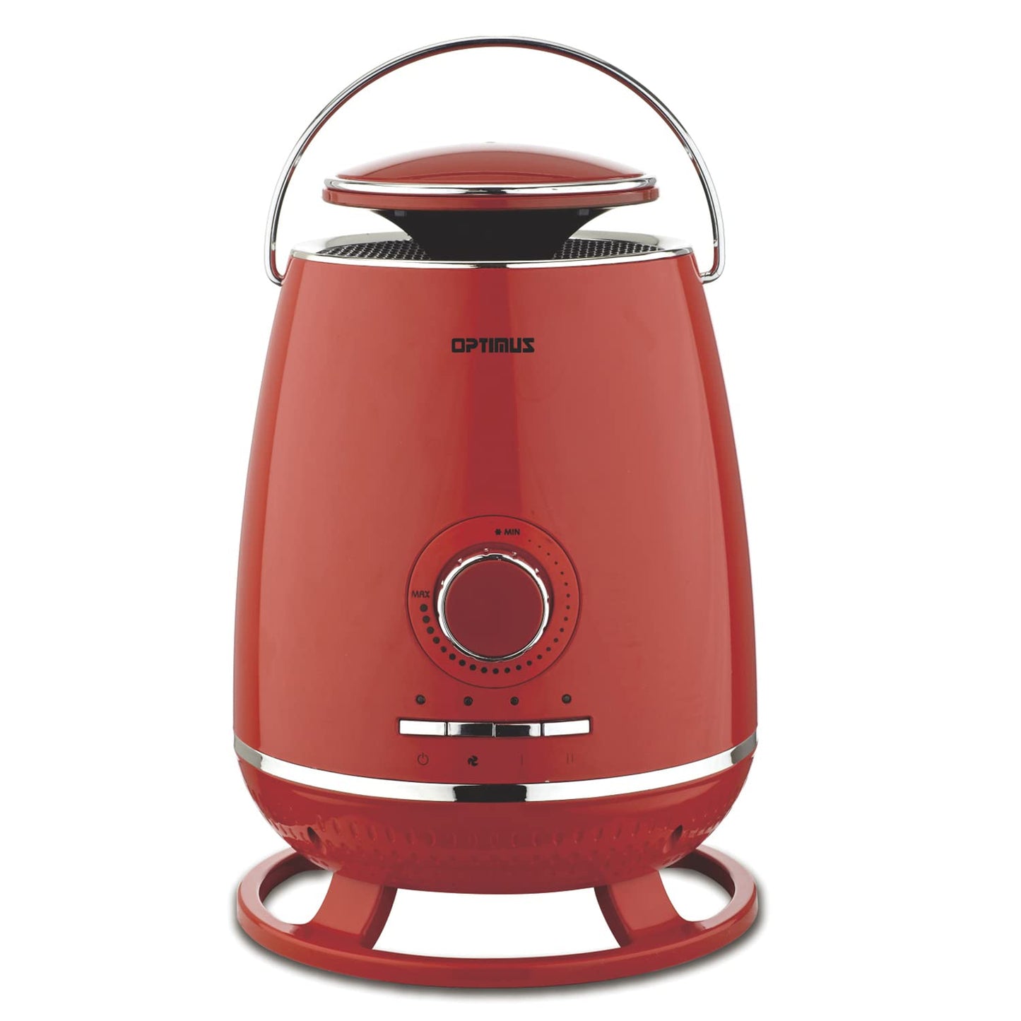 Optimus H-7231 Portable Oscillating Ceramic Heater with Thermostat & LED Display, Standard, White