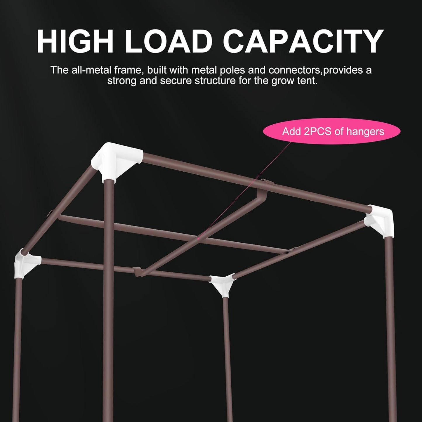 ATOUR 4x4 Grow Tent, 48"x48"x80'' High Reflective Mylar 1680D Hydroponic Grow Tents, Waterproof Grow Tent with Double Cleart Observation Door and Floor Tray, for Indoor Plant Growing