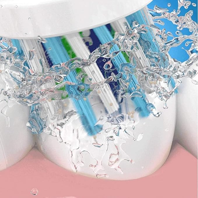 12 Pcs Fit for Oral B Toothbrush Heads Dual Clean Replacements Attachment Spin Brush Head Sensitive Refill Accessories fit for 4732 3733 4734