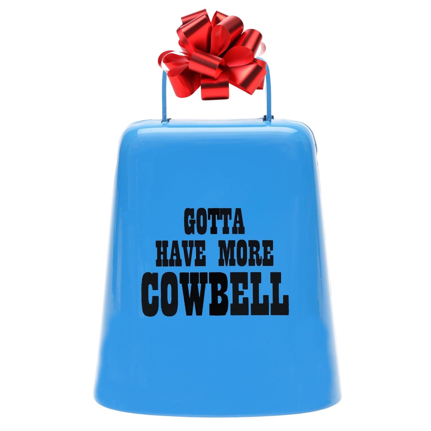 Bevin Bells Gotta Have More Cowbell (Medium) | Kentucky Cow Bell w/Cobalt Blue Color | Made from Steel | Loud Noise Makers w/Han
