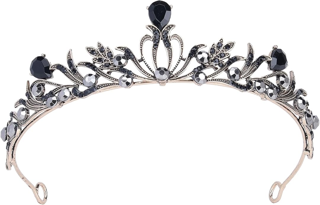 HEWEICSY Tiaras and Crowns for Women,Wedding Tiara for Women Royal Queen Crown Headband Metal Princess Tiara for Bride Bir...