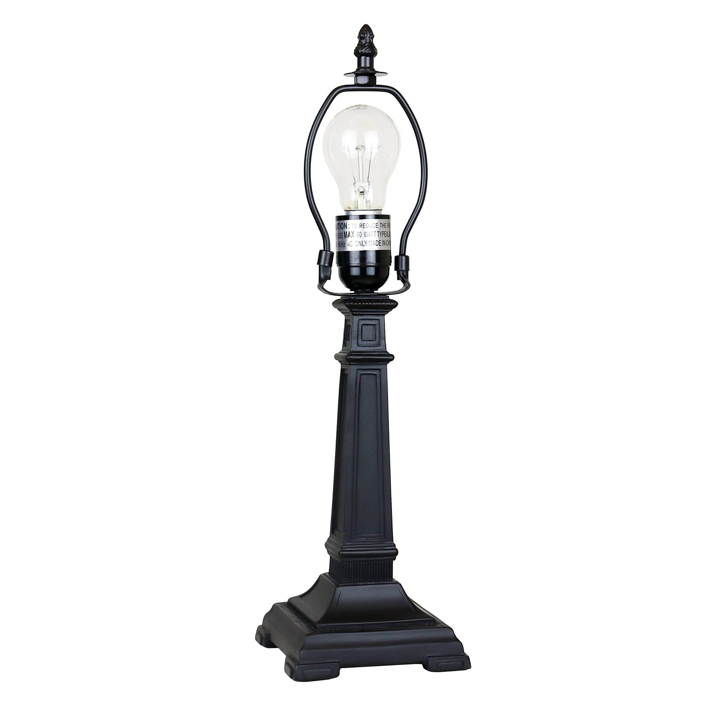Chloe Lighting Innes Tiffany-Style Table Lamp 12in Wide Blackish Bronze Multicolor Glass Model CH33359MR12-TL1