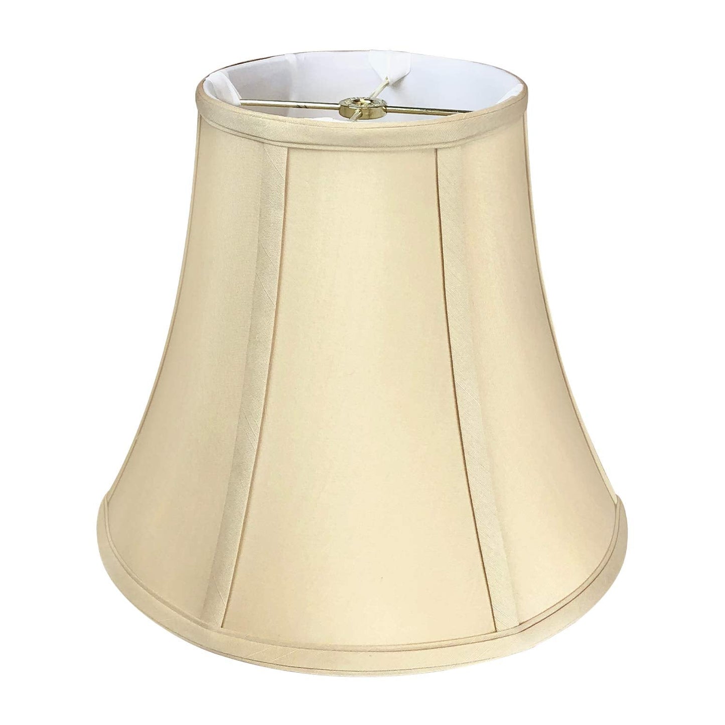 Royal Designs, Inc. True Bell Lamp Shade, Fabric, Beige, 4in x 8in x 7.25in, Model BSO-704-8BG
