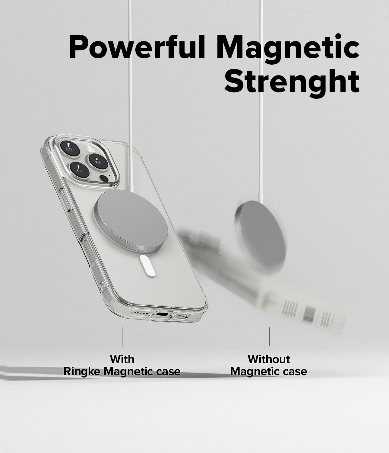 Ringke Fusion [Oil & Dirt Resistant] Compatible With Iphone 16 Pro Case And Compatible With Magsafe, Uv Coating For Scratch & Di