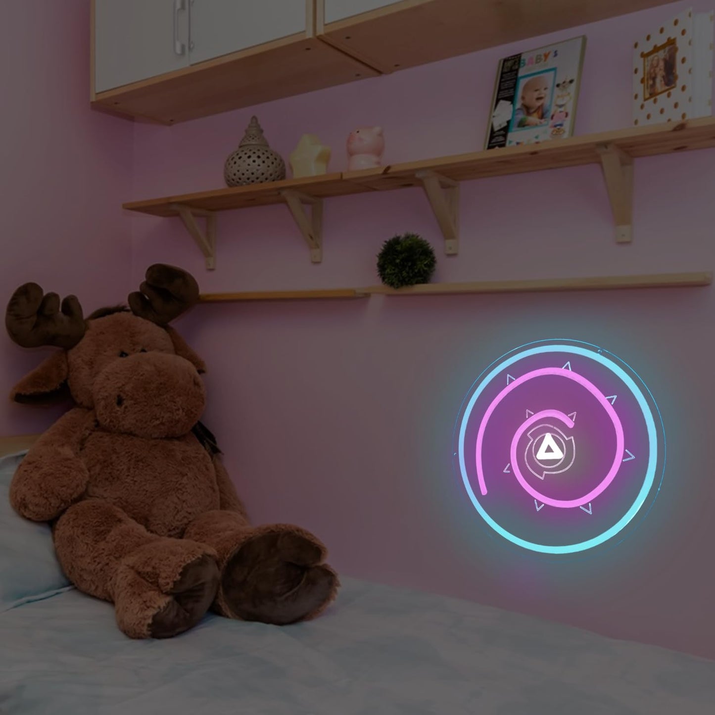 Fuendkf Steven Rose Shield Neon Signs For Wall Decor  Dimmable Rose Gem Shield Neon Lights For Bedroom Decor Crystal Gems Led Lights For Bithday Gifts  Man Cave And Best Gifts For Fans