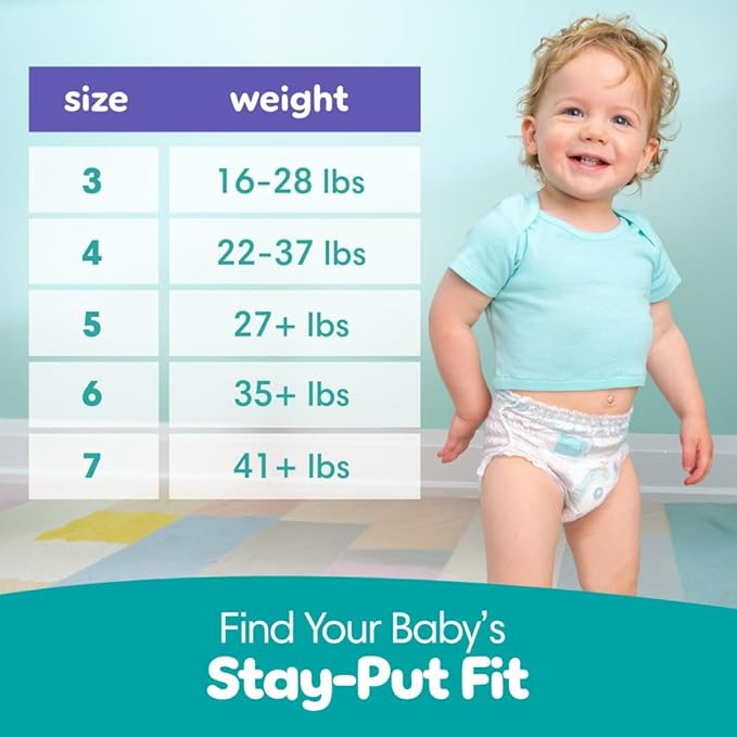 Pampers Diapers - Cruisers 360 - Size 6, 17 Count, Babyproof up to 100% Leakproof Pull-On Diaper (Packaging May Vary)