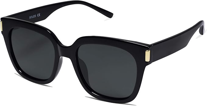 SOJOS Polarized Sunglasses for Women Men Trendy Square Large Sun Glasses SJ2149