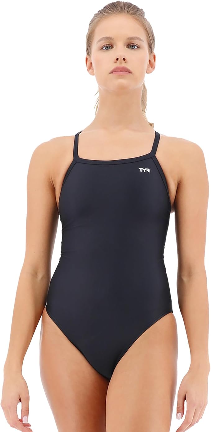 TYR Womens Tyreco Solid Diamondback Swimsuit