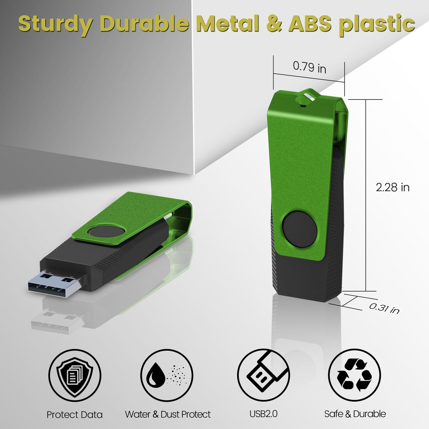 128Mb Usb Flash Drive 20 Pack Agecash Usb 2.0 Thumb Flash Drives Bulk Green Swivel 128Mb Usb Memory Stick Zip Jump Drive Multipa