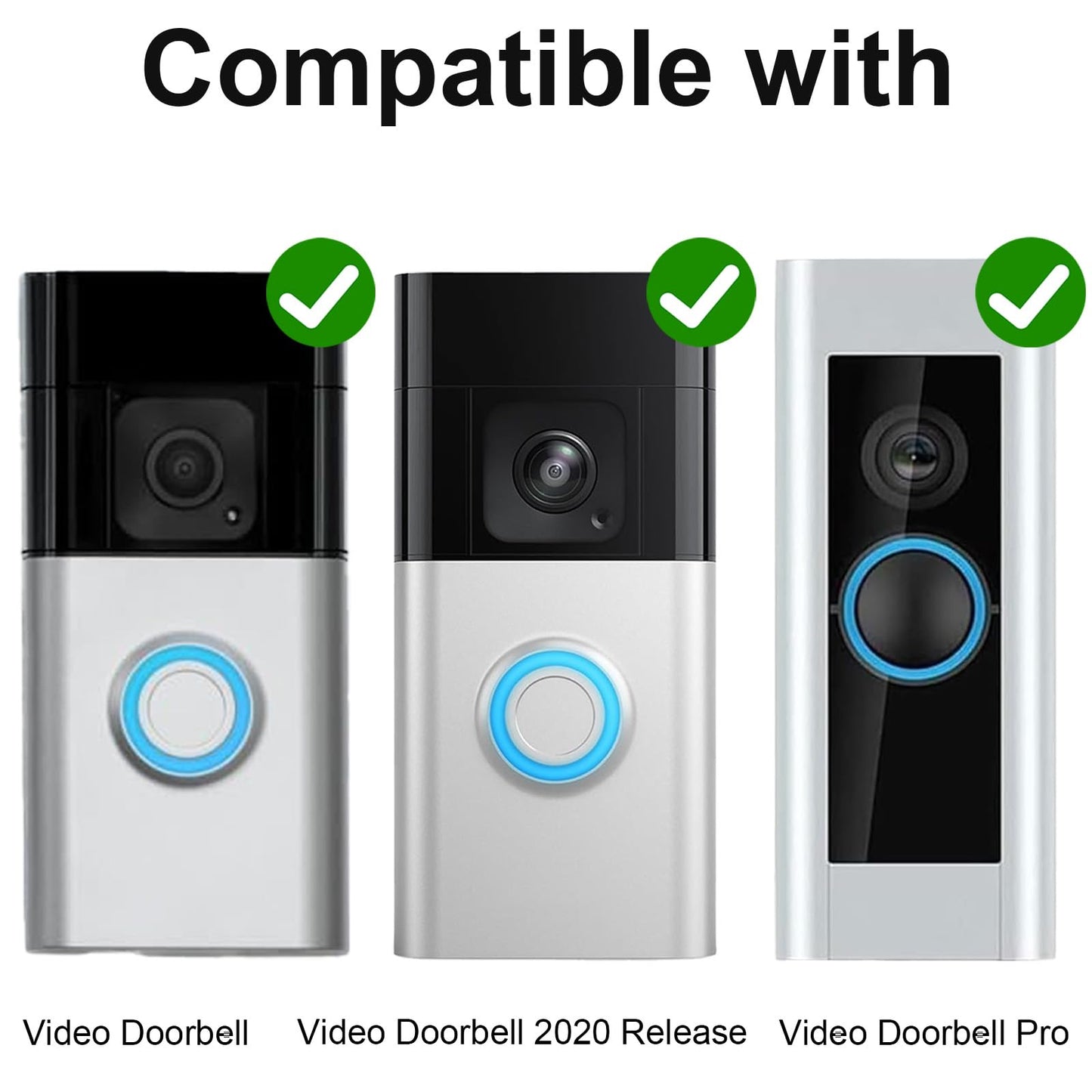 R/ing Doorbell Screwdriver Kit, Double-Ended Torx T6/T15 with Phillips and Slotted Screwdriver & No Soliciting Signs, Doorbell Security Screws for Video Doorbells Replacement Password Reset(Blue)