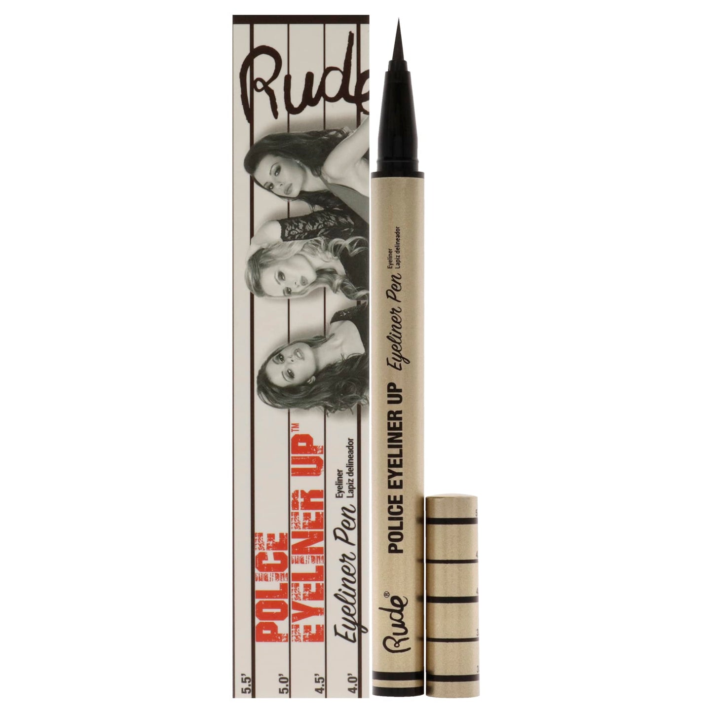 Rude Cosmetics Police Eyeliner Up - Big House Eyeliner Pen - Women 0.017 oz