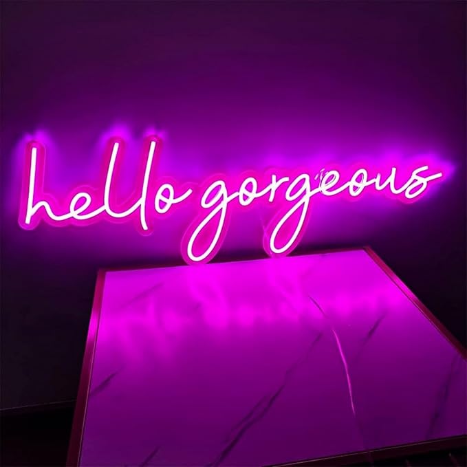 LED Neon Sign Night Light for Wall Party Décor Bedroom Room Bar Wedding Home Birthday Art Decoration Christmas with USB Chain Light modulator 5v