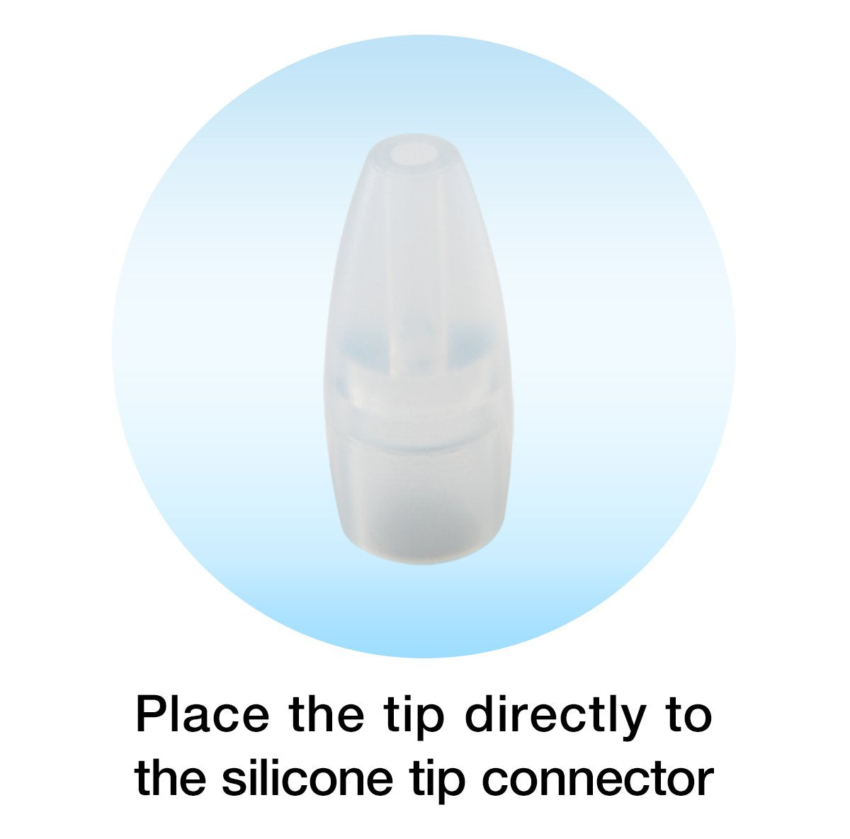 BabySmile Silicone Replacement Tips (2-Pack) for Nasal Aspirator Models S-504, S-503, S-502 & S-303 | Soft, Flexible Nose Tips for Gentle Use