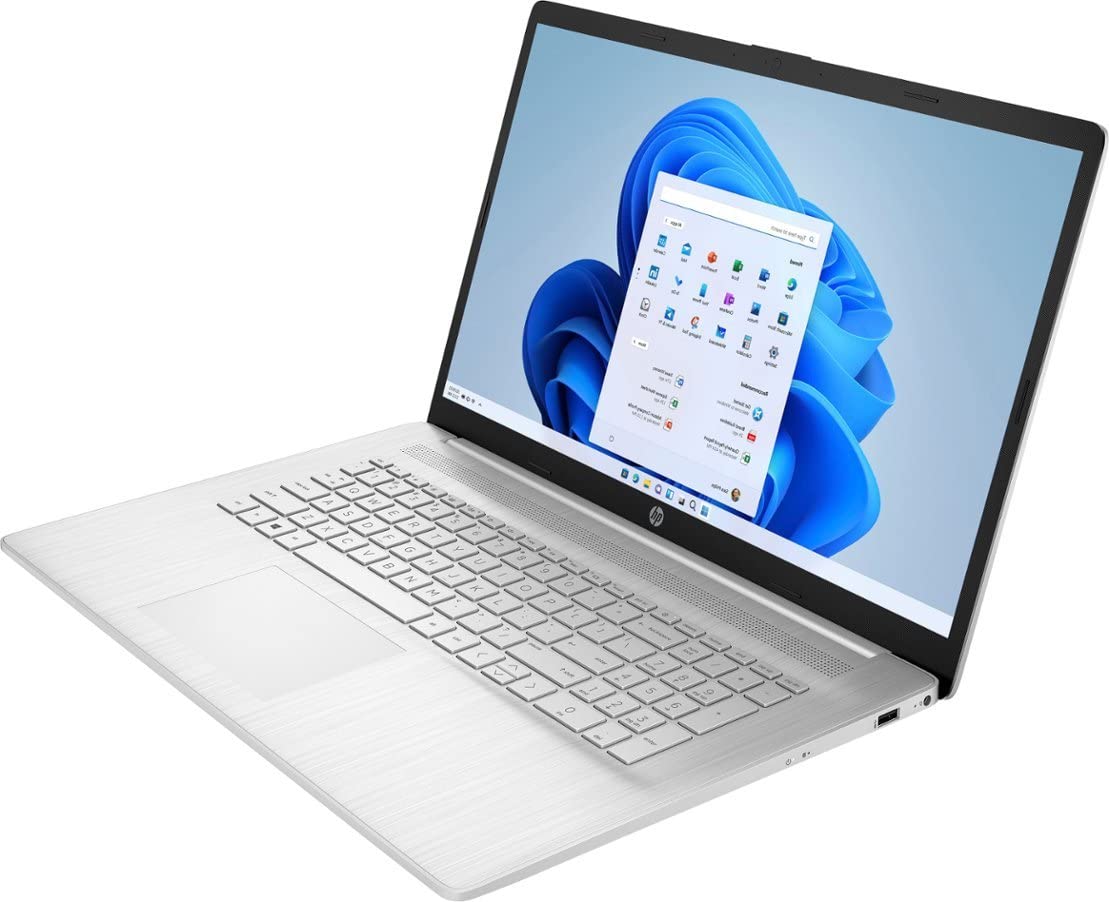 Hp 17-Cp3035Cl Cp3035Cl Silver Laptop, Ryzen 5 7530U, 12Gb, 1Tb Pcie Ssd, 17.3 Tn Touch Hd+ (1600X900), Amd Radeon, Windows 11 H