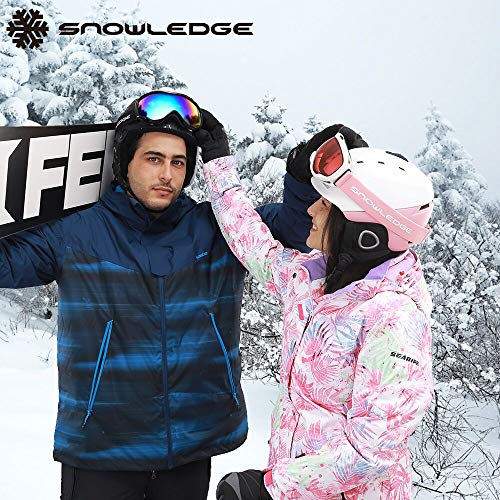 HUBO SPORTS Ski Goggles Over Glasses-Ski Snowboard Snowmobile Goggles for Men Women Adult, Anti Fog 100% UV Protection