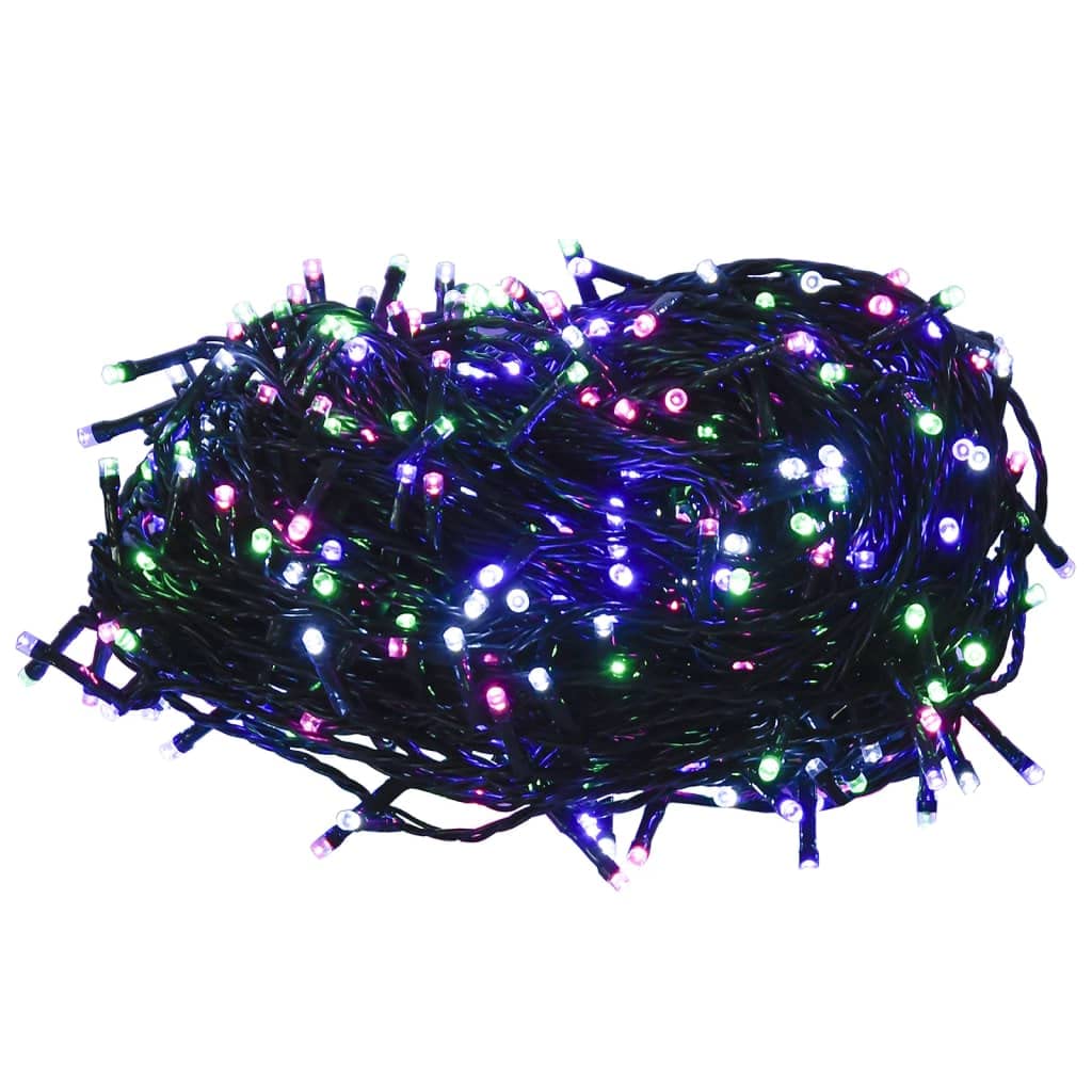 vidaXL LED String Lights - 150 Pastel Multicolor LEDs, USB Powered, 49.2, Model 343202