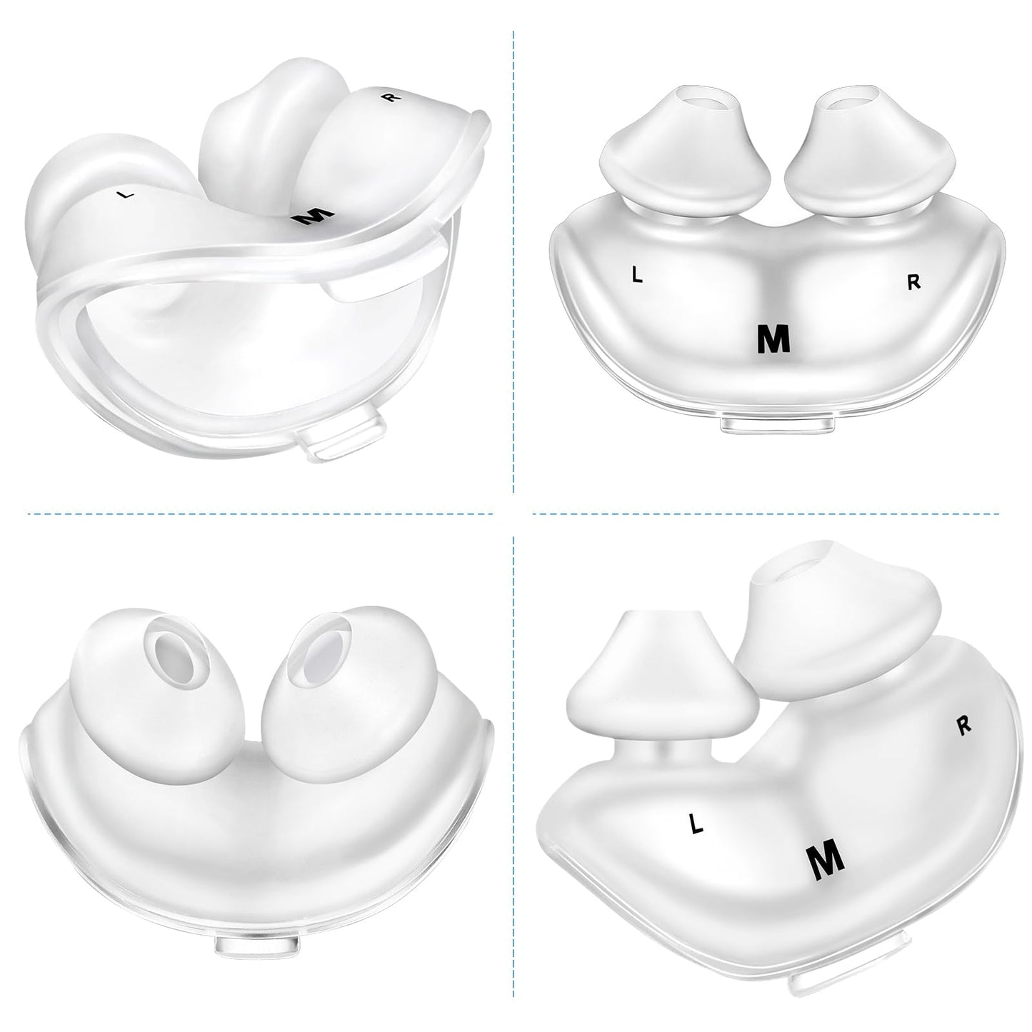 CPAP Replacement Kit for CPAP Users, M Size Nasal Pillow Cushion Kit for Airfit P10 (5 PCS)