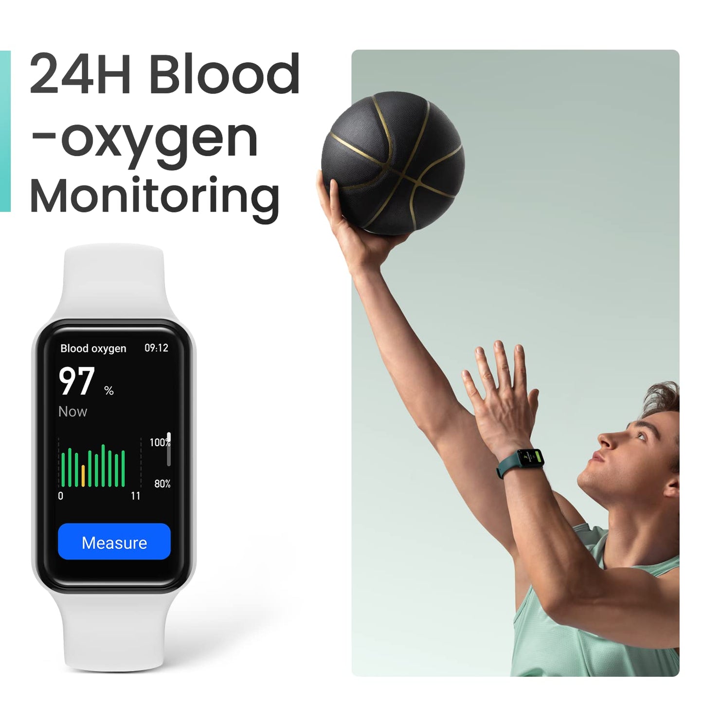Amazfit Band 7 Fitness & Health Tracker for Women Men, 18-Day Battery Life, Alexa Built-in, 1.47”AMOLED Display, Heart Rate & SPO₂ Monitoring, 120 Sports Modes, 5 ATM Water Resistant, Black (Renewed)