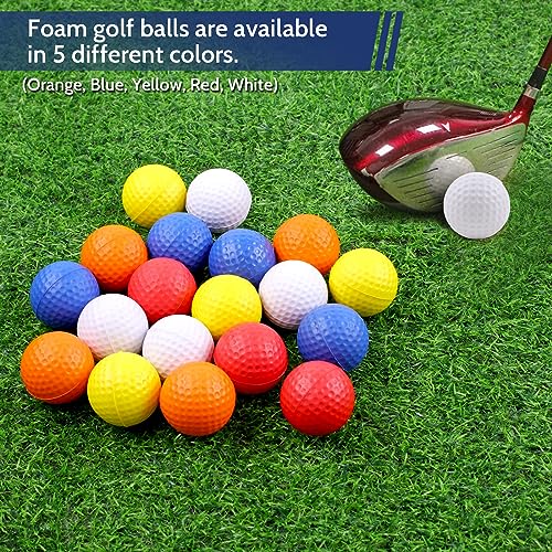 Guirnd 20 Pack Foam Golf Balls, 41mm Practice Golf Balls, Realistic Feel and Long Lasting Limited Fligh Practice Golf Ball...