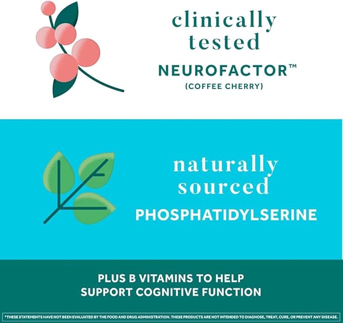 NEURIVA Plus Brain Supplement for Memory, Focus & Concentration + Cognitive Function with Nootropics Phosphatidylserine and Neurofactor, VIT B6 & B12, Strawberry Flavor, 50 Gummies (2 Pack)