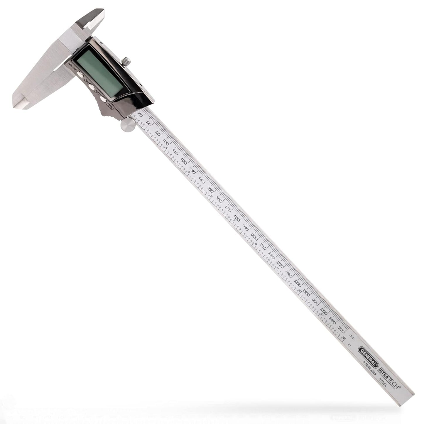 General Tools Digital Caliper 14712 - 12" Caliper Measuring Tool - Stainless Steel Ruler